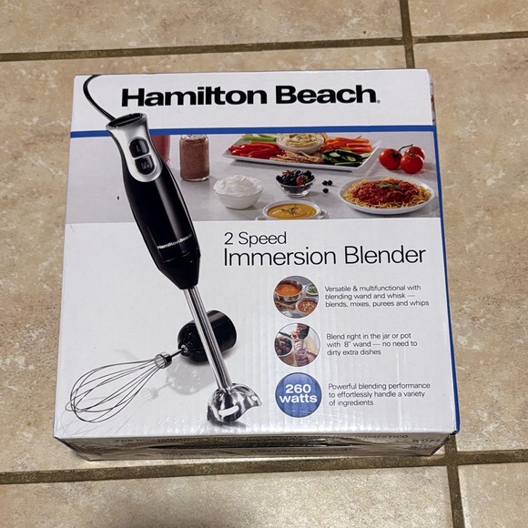 Hamilton Beach Other - Hamilton Beach 2-Speed Black Immersion Blender